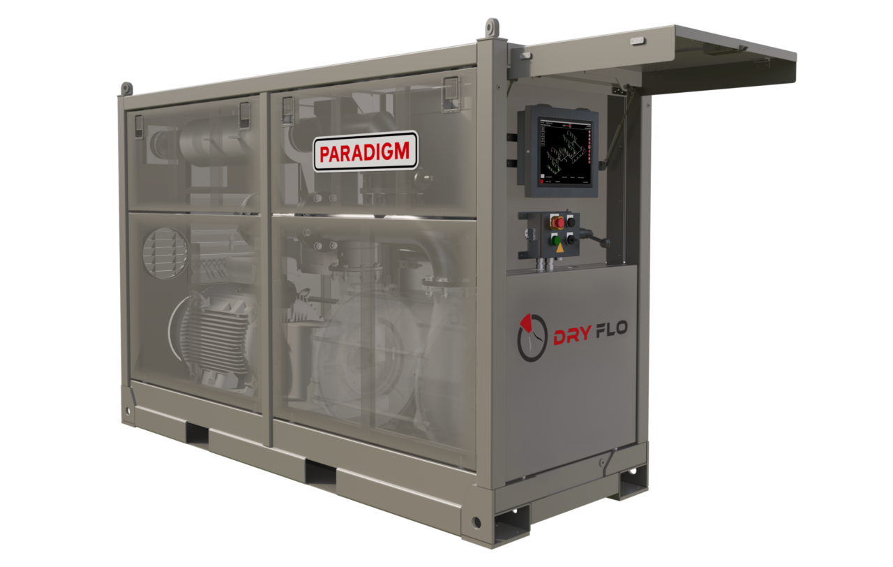 Industrial blower system for Dry-Flo fire protection testing